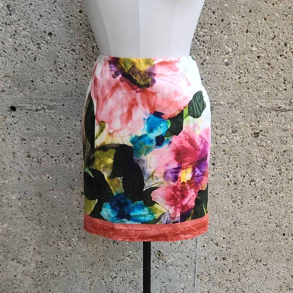 Blumarine Floral Print  Skirt